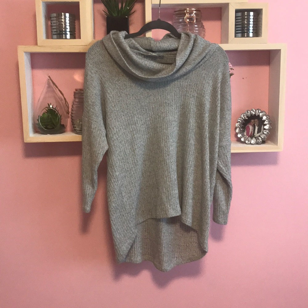 Long sleeve grey dress shirt